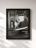 #noir Tableau de l'album Light House de Kim Carnes, cadre noir, imprimé et encadré en France