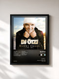 #noir Tableau de l'album Hotel Engel de DJ Ötzi, cadre noir, imprimé et encadré en France