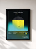 #noir Tableau de l'album Damage de Jimmy Eat World, cadre noir, imprimé et encadré en France