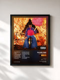 #noir Tableau de l'album Ugly is Beautiful de Oliver Tree, cadre noir, imprimé et encadré en France