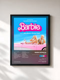 #noir Barbie (Score from the Original Motion Picture Soundtrack) von Mark Ronson als gerahmter Kunstdruck, schwarzer Rahmen, gedruckt und gerahmt in Frankreich