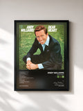 #noir Tableau de l'album Dear Heart de Andy Williams, cadre noir, imprimé et encadré en France