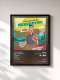 #noir Tableau de l'album Temporada de Reggaetón de DUKI, cadre noir, imprimé et encadré en France