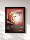 #noir Tableau de l'album Doris Day - The Classic Christmas Album de Doris Day, cadre noir, imprimé et encadré en France