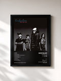 #noir Tableau de l'album save my life de Bodyslam, cadre noir, imprimé et encadré en France