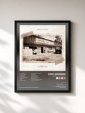 #noir Banks Of The Trinity by Cody Johnson as a framed art print, black frame, printed and framed in France