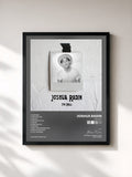 #noir Tableau de l'album The Fall de Joshua Radin, cadre noir, imprimé et encadré en France