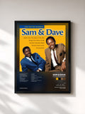 #noir Tableau de l'album You Got Me Hummin' de Sam & Dave, cadre noir, imprimé et encadré en France