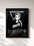 #noir Tableau de l'album Heartbreaks & Moshpits de Sero, cadre noir, imprimé et encadré en France
