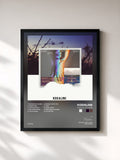 #noir Tableau de l'album One Day At A Time de Kodaline, cadre noir, imprimé et encadré en France