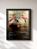 #noir Tableau de l'album Paloma de Daniel Bélanger, cadre noir, imprimé et encadré en France