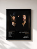 #noir Tableau de l'album Brothers Osborne de Brothers Osborne, cadre noir, imprimé et encadré en France