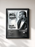 #noir Tableau de l'album Art & Design de Kolja Goldstein, cadre noir, imprimé et encadré en France