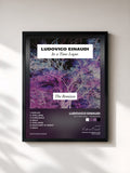 #noir Tableau de l'album In A Time Lapse - The Remixes de Ludovico Einaudi, cadre noir, imprimé et encadré en France