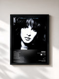#noir Tableau de l'album It's All in the Game de Nena, cadre noir, imprimé et encadré en France