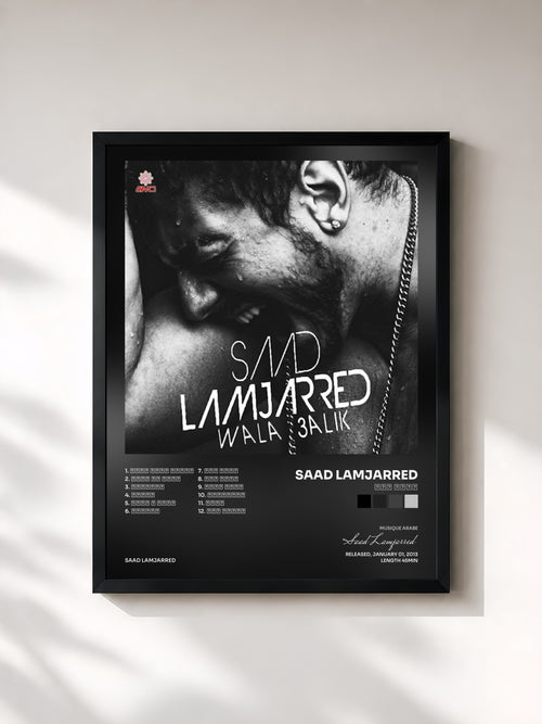 Saad Lamjarred · ولا عليك — Stampa incorniciata