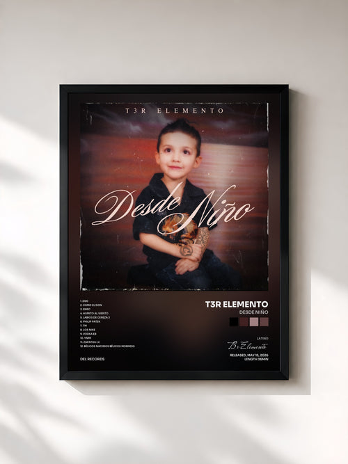 T3r Elemento · Desde Niño — Affiche encadrée
