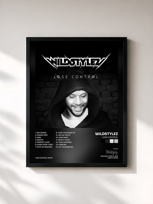 Wildstylez · Lose Control — Affiche encadrée