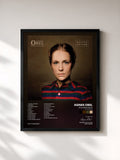 #noir Tableau de l'album Philharmonics (Deluxe Edition) de Agnes Obel, cadre noir, imprimé et encadré en France