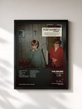#noir Tableau de l'album Portamento de The Drums, cadre noir, imprimé et encadré en France