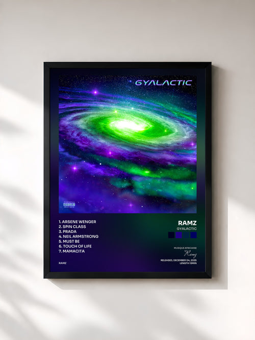 Ramz · GYALACTIC — Affiche encadrée