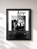 #noir Tableau de l'album 왜 Keep Your Head Down de TVXQ!, cadre noir, imprimé et encadré en France