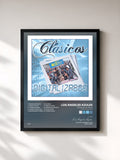 #noir Tableau de l'album Entrega De Amor (Clásicos Digitalizados) de Los Angeles Azules, cadre noir, imprimé et encadré en France