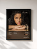 #noir Tableau de l'album Cassie (U.S. Version) de Cassie, cadre noir, imprimé et encadré en France