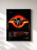 #noir Tableau de l'album ODYSSEY de Illenium, cadre noir, imprimé et encadré en France