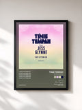 #noir Tableau de l'album Not Letting Go (feat. Jess Glynne) (Remixes) de Tinie Tempah, cadre noir, imprimé et encadré en France
