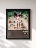 #noir Tableau de l'album Don't Die On Me Now de Jett Rebel, cadre noir, imprimé et encadré en France