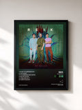 #noir Tableau de l'album De México de Reik, cadre noir, imprimé et encadré en France