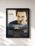 #noir Tableau de l'album Dudu de Tarkan, cadre noir, imprimé et encadré en France