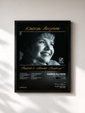 #noir Tableau de l'album Sweet Home Cookin' de Karrin Allyson, cadre noir, imprimé et encadré en France