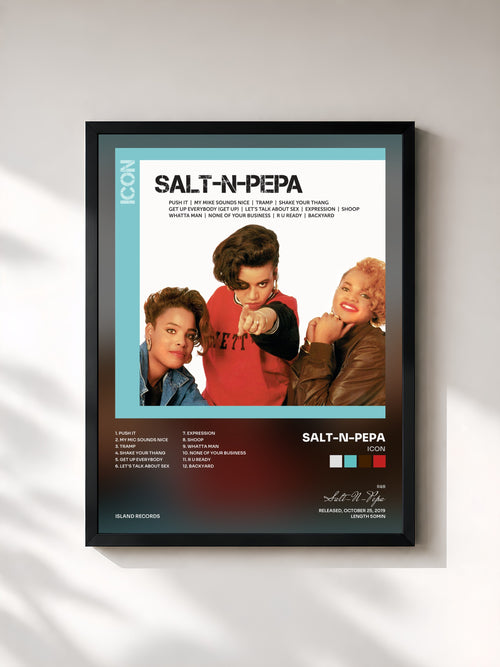 Salt-N-Pepa · ICON — Affiche encadrée