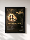 #noir Tableau de l'album A Triumph for Man (Extended Version) de Mew, cadre noir, imprimé et encadré en France