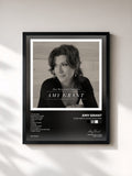 #noir Tableau de l'album How Mercy Looks From Here de Amy Grant, cadre noir, imprimé et encadré en France