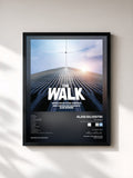 #noir Tableau de l'album The Walk (Original Motion Picture Soundtrack) de Alan Silvestri, cadre noir, imprimé et encadré en France