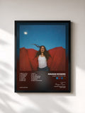 #noir Tableau de l'album Heard It In A Past Life de Maggie Rogers, cadre noir, imprimé et encadré en France