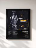 #noir Tableau de l'album Hood Favorite de Jay Critch, cadre noir, imprimé et encadré en France