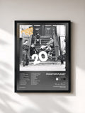 #noir Tableau de l'album The Guest (20th Anniversary Edition) de Phantom Planet, cadre noir, imprimé et encadré en France