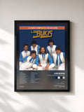 #noir Tableau de l'album La Más Completa Colección de Los Bukis, cadre noir, imprimé et encadré en France