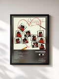#noir Tableau de l'album Love Trippin' de The Spinners, cadre noir, imprimé et encadré en France