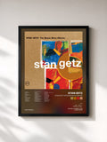#noir Tableau de l'album Stan Getz: The Bossa Nova Albums de Stan Getz, cadre noir, imprimé et encadré en France