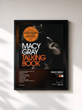 #noir Tableau de l'album Talking Book de Macy Gray, cadre noir, imprimé et encadré en France