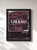 #noir Tableau de l'album Galileu (Acústico) de Fernandinho, cadre noir, imprimé et encadré en France
