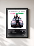 #noir The Fabulous Rock 'n' Roll Songbook di Cliff Richard in stampa incorniciata, cornice nera, stampata e incorniciata in Francia