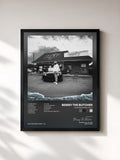 #noir Tableau de l'album Summertime Butch 2 de Benny The Butcher, cadre noir, imprimé et encadré en France