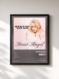 #noir Tableau de l'album Street Angel de Stevie Nicks, cadre noir, imprimé et encadré en France