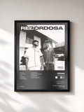 #noir Tableau de l'album Rebordosa de UM44K, cadre noir, imprimé et encadré en France